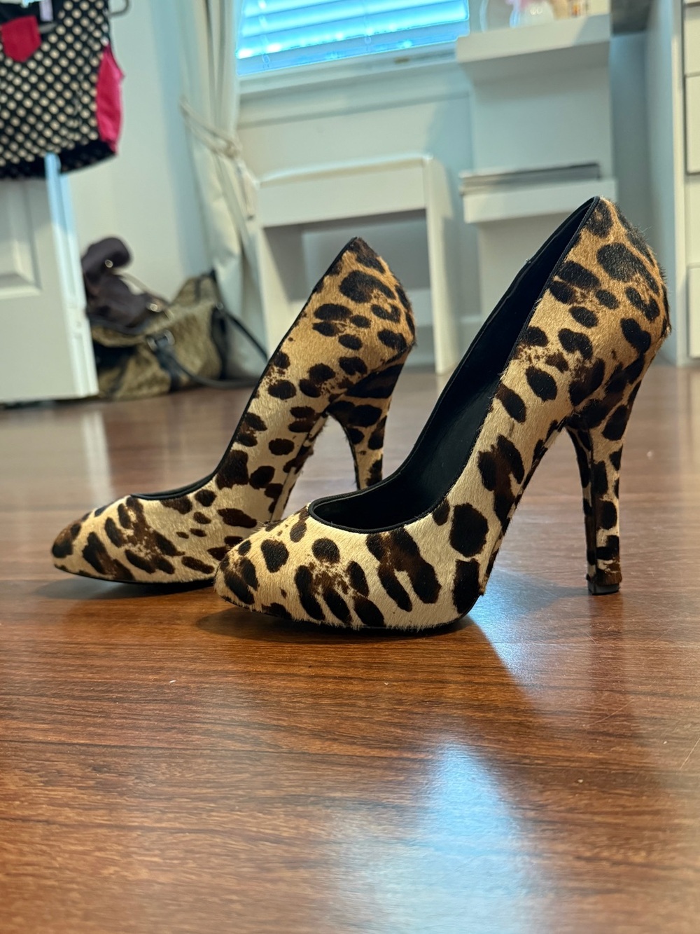 Dolce and Gabbana Leopard Print High Heel Pumps - Women's Animal Print Stiletto